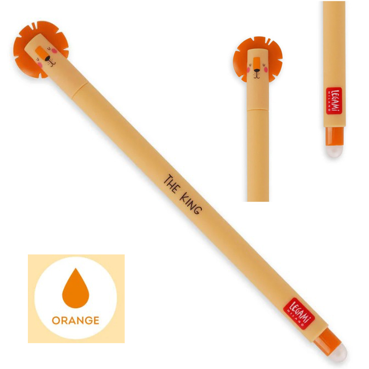 PENNA GEL CANCELLABILE ERASABLE PEN LION - LEGAMI di /immagini/libri/Penna_gel_cancellabile_erasable_pen_lion_legami.jpg