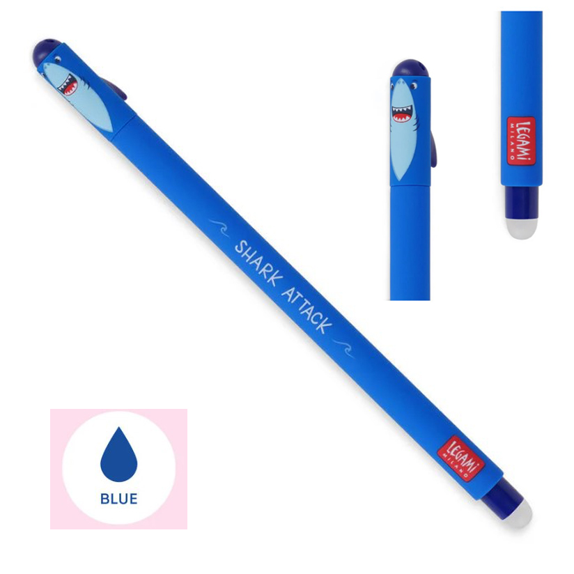 PENNA GEL CANCELLABILE ERASABLE PEN SHARK - LEGAMI di /immagini/libri/Penna_gel_cancellabile_erasable_pen_shark.jpg