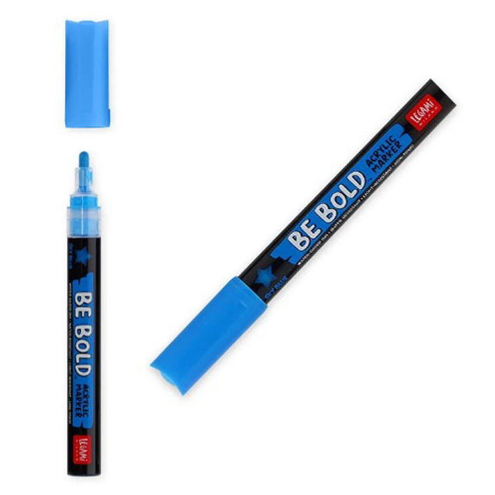 Pennarello Acrilico Be Bold Acrylic Marker Blu Cielo - LEGAMI di /immagini/libri/Pennarello_acrilico_Be_Bold_Blu_Cielo_Legami.jpg