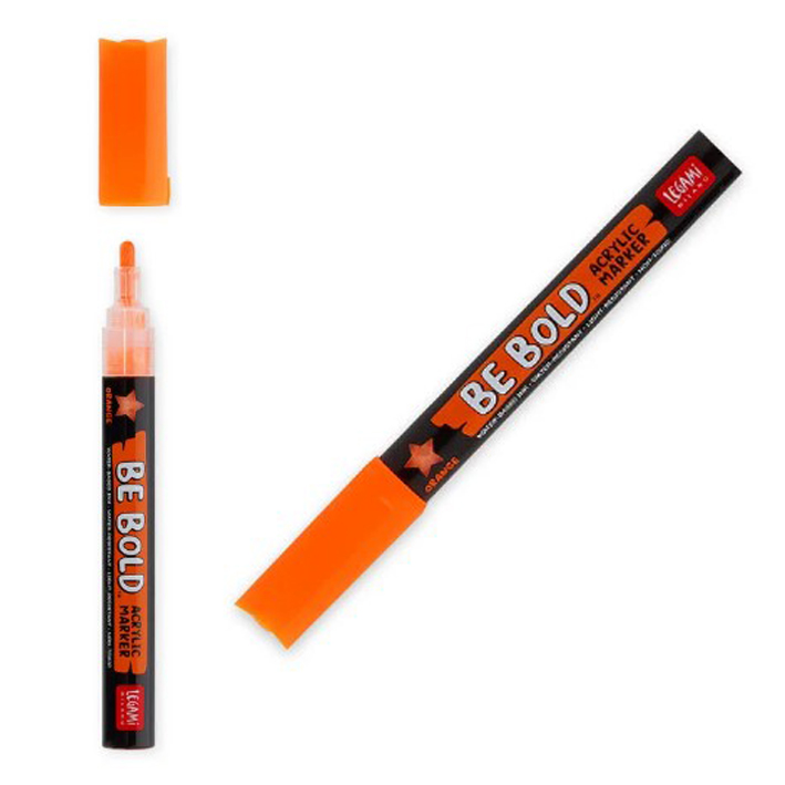 Pennarello Acrilico Be Bold Acrylic Marker Arancio - LEGAMI di /immagini/libri/Pennarello_acrilico_be_bold_Arancio_legami.jpg