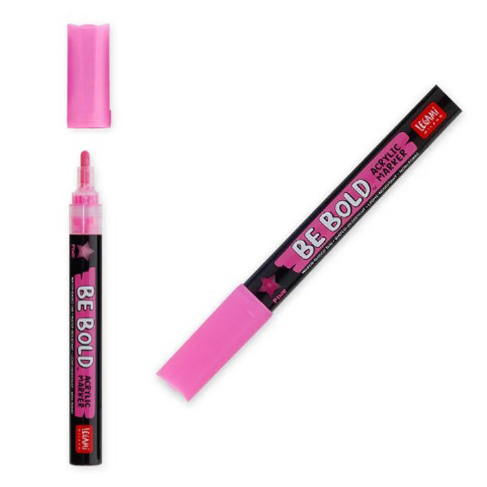 Pennarello Acrilico Be Bold Acrylic Marker Rosa - LEGAMI di /immagini/libri/Pennarello_acrilico_be_bold_rosa_legami.jpg