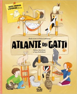 copertina del libro Atlante dei gatti di Helena Haraštová