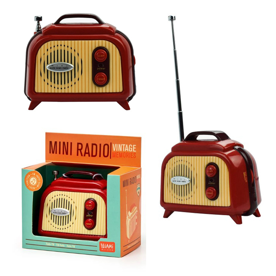 Mini Radio Portatile Vintage Memories - Legami di /immagini/libri/mini_radio_portatile_legami.jpg