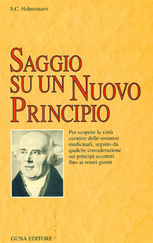 copertina del libro Saggio su un Nuovo Principio di Christian Samuel Hahnemann
