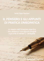 copertina del libro Il pensiero e gli appunti di pratica omeopatica di Tomas Pablo Paschero di Tomás Pablo Paschero