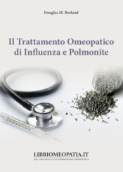 copertina del libro Il trattamento omeopatico di influenza e polmonite di Douglas Borland