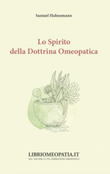 copertina del libro Lo spirito della dottrina omeopatica della medicina di Samuel Hahnemann