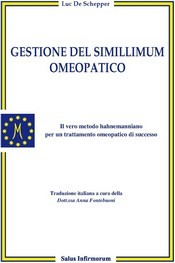 copertina del libro Gestione del simillimum omeopatico   di Luc De Schepper