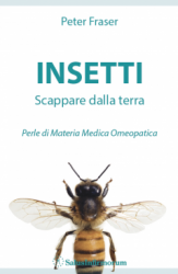 copertina del libro Insetti... scappare dalla terra / Peter Fraser / traduzione italiana a cura di Emma Pistelli di Peter Fraser