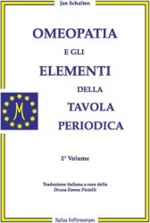 copertina del libro Omeopatia e gli Elementi della Tavola Periodica di Jan Scholten
