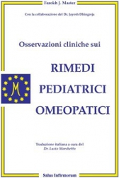 copertina del libro Osservazioni cliniche sui rimedi pediatrici omeopatici di Farokh J. Master