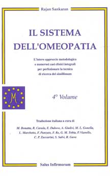 copertina del libro Il sistema dell’omeopatia - 4° volume   di Rajan Sankaran