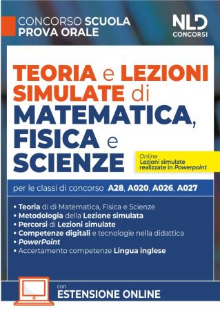 copertina del libro Teoria e lezioni simulate di matematica. fisica e scienze. Classi concorso A28. A020. A026. A027 di AA.VV.