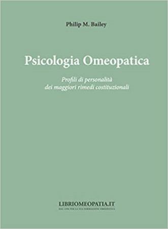 copertina del libro Psicologia Omeopatica di Philip Bailey