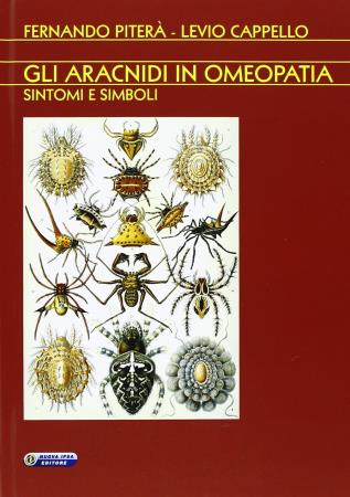 copertina del libro Gli aracnidi in omeopatia - outlet di Fernando Piterà