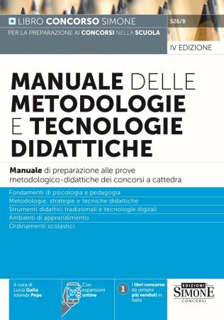copertina del libro Manuale delle metodologie e tecnologie didattiche di AA.VV.