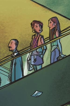 copertina del libro Scale mobili di Lina Maria Ugolini