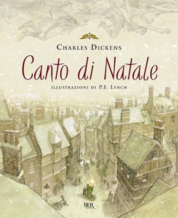 copertina del libro Canto di natale / Charles Dickens / illustrazioni di P.J. Lynch di Charles Dickens
