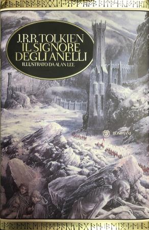 copertina del libro Il signore degli anelli di John Ronald Reuel Tolkien
