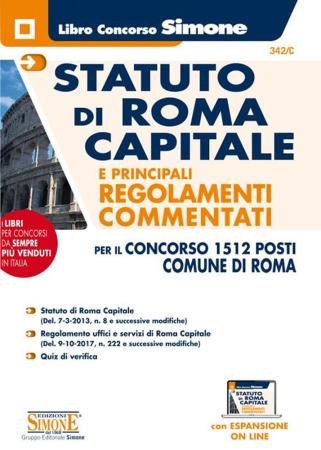 copertina del libro Statuto di Roma capitale e principali regolamenti commentati di AA.VV.