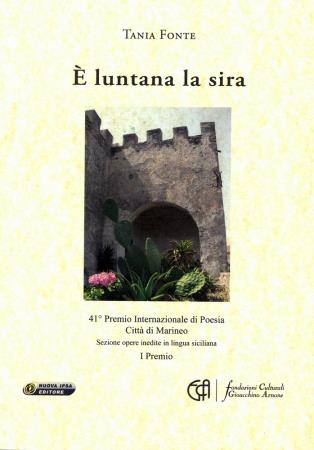 copertina del libro È luntana la sira di Tania Fonte