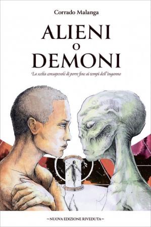 copertina del libro Alieni o Demoni di Corrado Malanga