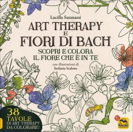 copertina del libro Art Therapy e Fiori di Bach di Lucilla Satanassi