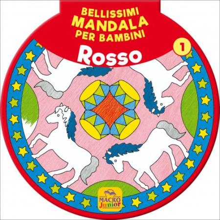 copertina del libro Bellissimi Mandala per Bambini - Rosso Vol. 1 di AA.VV.