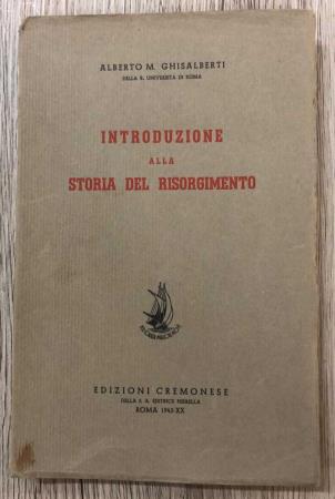 copertina del libro Introduzione alla storia del risorgimento di Alberto M. Ghisalberti