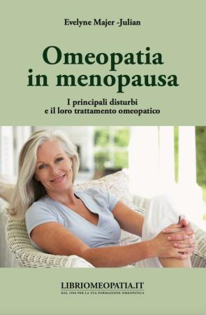 copertina del libro Omeopatia in menopausa di Evelyne Majer-Julian