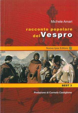 copertina del libro Racconto popolare del Vespro di Michele Amari