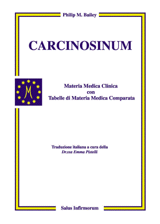 copertina del libro Carcinosinum  di Philip M. Bailey