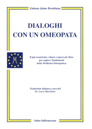 copertina del libro Dialoghi con un omeopata  di Zalman Jaime Bronfman