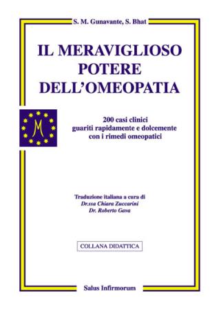 copertina del libro Il meraviglioso potere dell’omeopatia di S.M. Gunavante