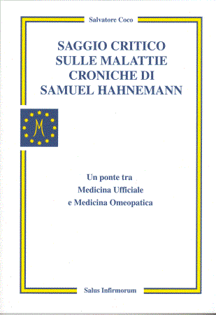 copertina del libro Saggio critico sulle malattie croniche di Samuel Hahnemann di Salvatore Coco