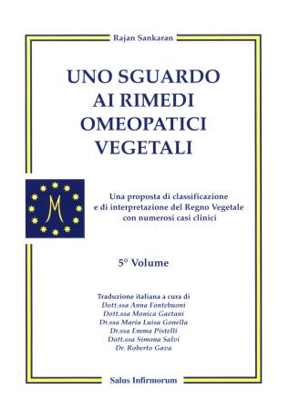 copertina del libro Uno sguardo ai rimedi omeopatici vegetali di Rajan Sankaran