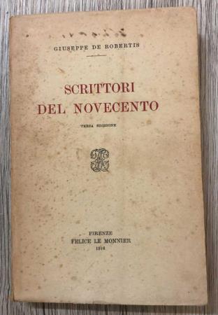 copertina del libro Scrittori del novecento di 