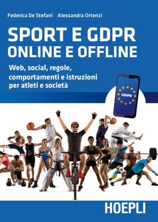 copertina del libro Sport e Gdpr online e offline di Federica De Stefani