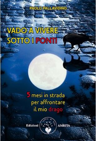 copertina del libro Vado a vivere sotto i ponti : 5 mesi in strada per affrontare il mio drago / Paolo Pallavidino / copertina di Francesca Fassi di Paolo Pallavidino