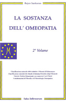 copertina del libro La sostanza dell’omeopatia di Rajan Sankaran