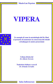 copertina del libro Vipera di Marie-Luc Fayeton